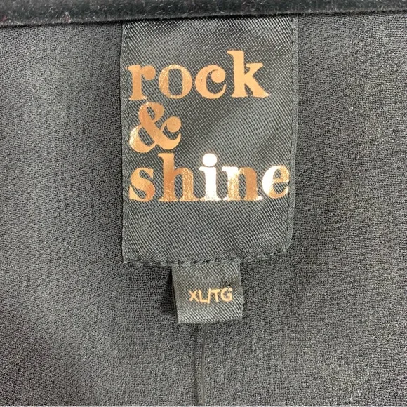 Reitman Elegant Black sequins camisole Embellished sleevelessTank Top size xl - Picture 2 of 13